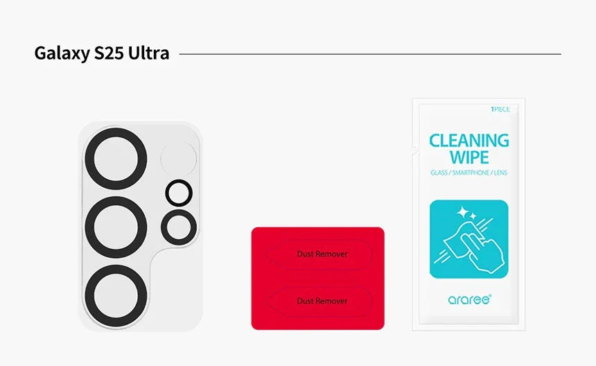 Araree Samsung S25 Ultra C-Subcore Full Camera Protector - Clear - Tashqila Araree Samsung S25 Ultra C-Subcore Full Camera Protector - Clear - Tashqila